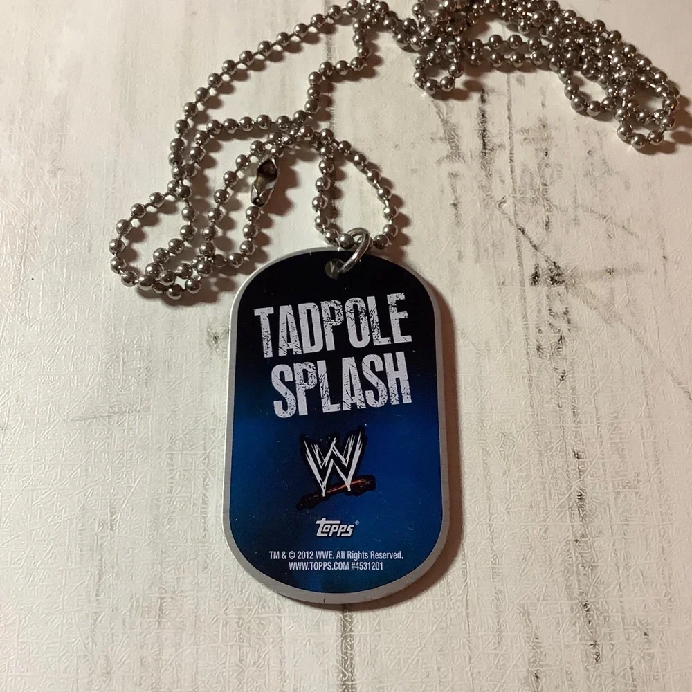 2012 Topps WWE Hornswoggle Chain Dog-tag Necklace